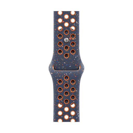 Apple 45mm Nike Sport Band Band for Apple Watch 42/44/45/49 mm, Size M/L, Blue Flame